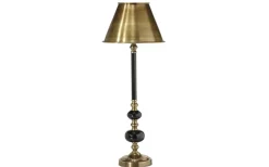 Abbey Bordslampa 57cm Svart/Antikmässing
