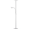 Ackbar Golvlampa LED uplight borstad stål