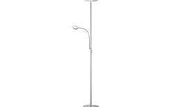 Ackbar Golvlampa LED uplight borstad stål