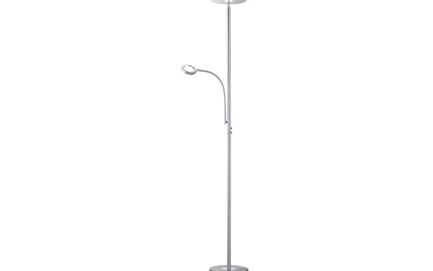 Ackbar Golvlampa LED uplight borstad stål