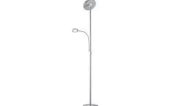 Ackbar Golvlampa LED uplight borstad stål