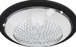 Acolla Plafond 37cm 3000K 16W Kristall/Svart