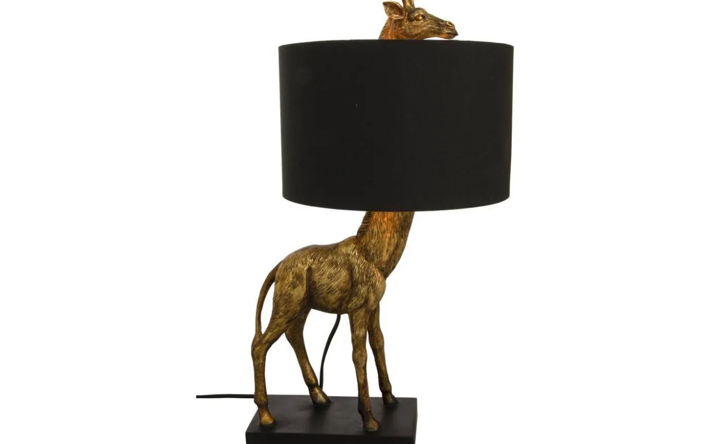Affe Bordslampa 50cm Guld/Svart