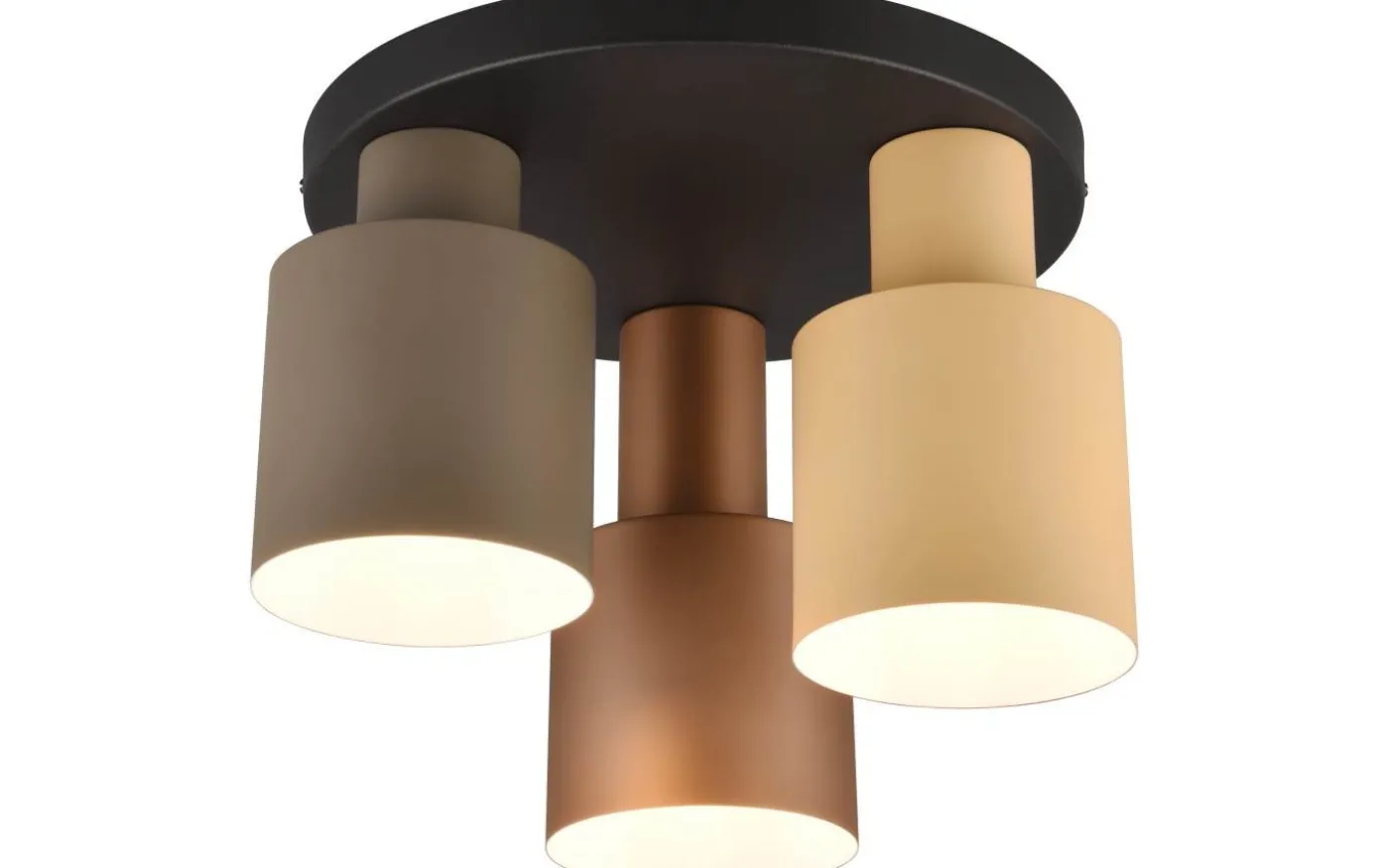 Agudo Plafond 3-delad E27 flerfärgad