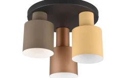 Agudo Plafond 3-delad E27 flerfärgad