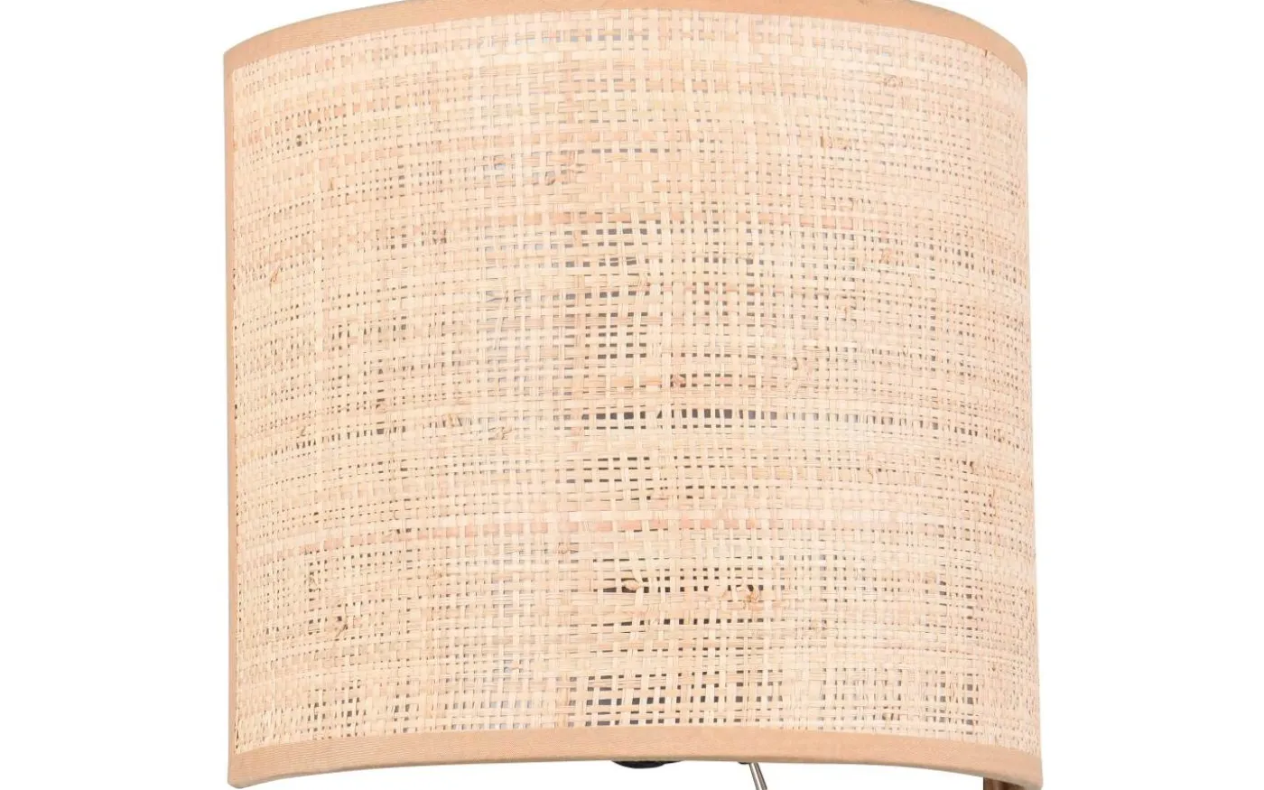 Aimee Vägglampa E27 naturfärg/bast
