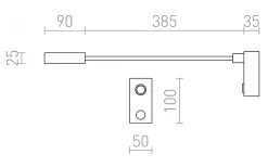 Aim Vägglampa / Läslampa LED