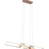 Albany Taklampa LED kaffebrun