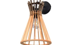 Alice Vägglampa E27 naturfärg/trä