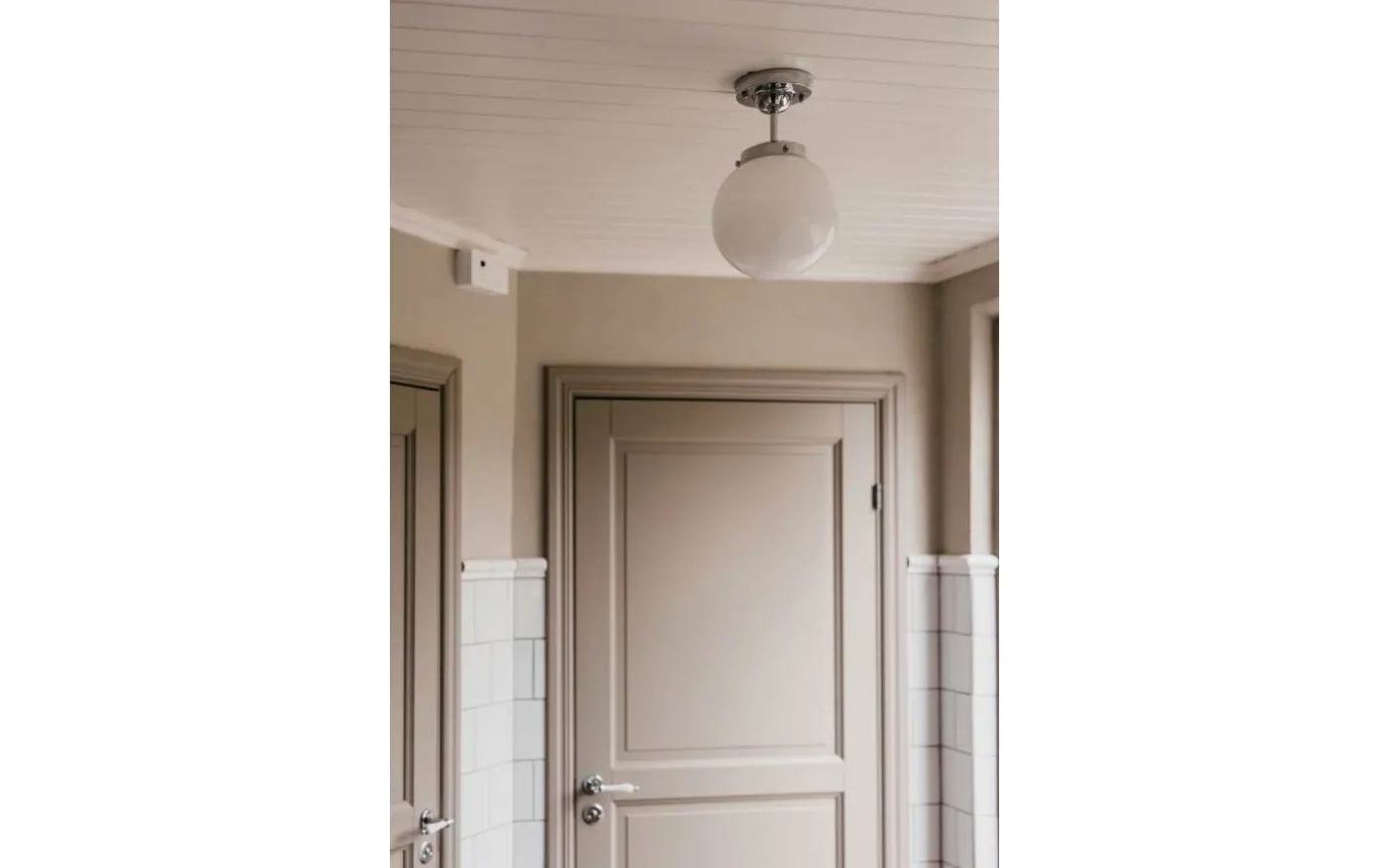 Alley Plafond Krom/Vit IP44
