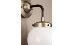 Alley 1 Vägglampa IP44 30cm E27 Antikmässing/Vit
