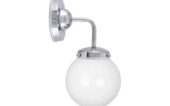 Alley Vägglampa Krom/Vit IP44