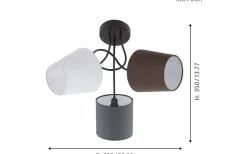 Almeida Plafond 59cm Färgmix