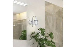 Almonte Vägglampa Kristall G9 LED 3000K 3W Krom IP44