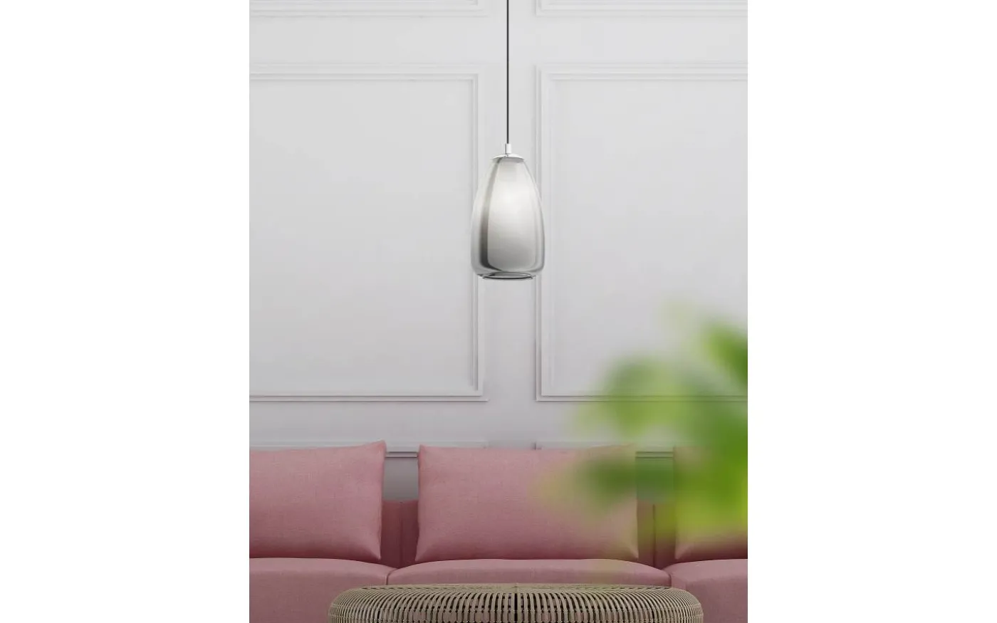 Alobrase Fönsterlampa 20cm Svart Rök
