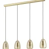Alobrase Taklampa 108cm Borstad Mässing