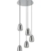 Alobrase Taklampa 54cm Svart Rök