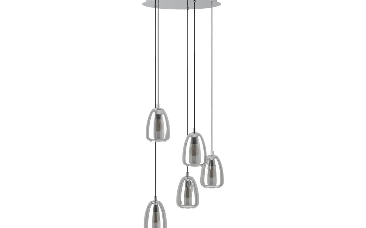 Alobrase Taklampa 54cm Svart Rök