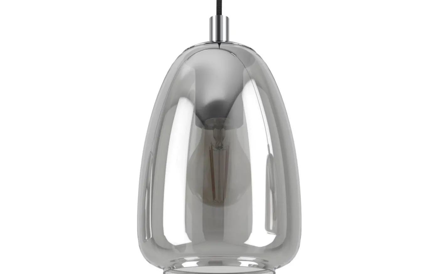 Alobrase Taklampa 54cm Svart Rök
