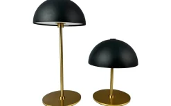 Along Uppladdningsbar Bordslampa 12/20cm 2 styck Svart/Mässing