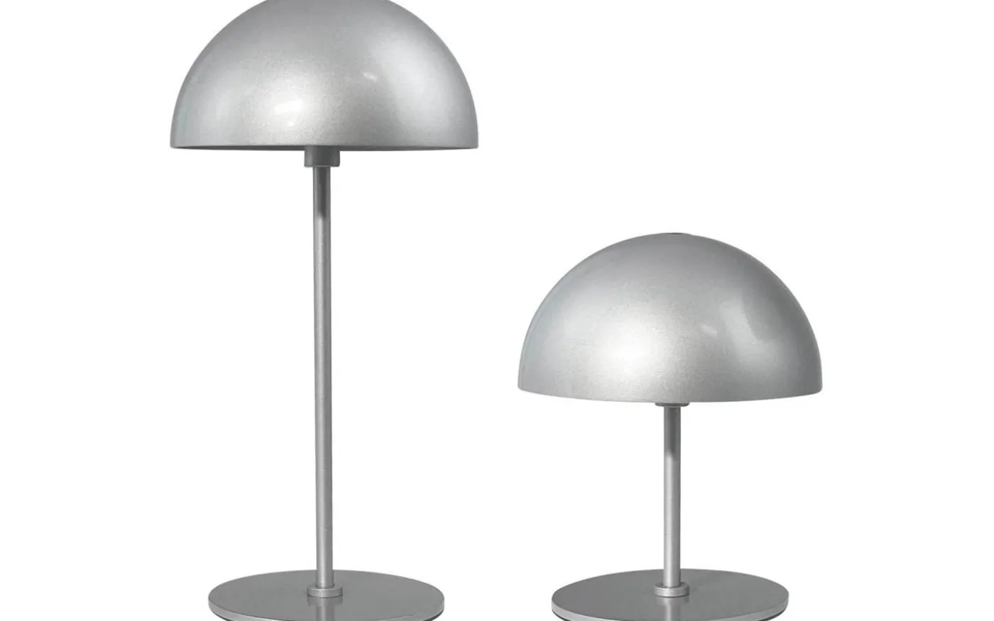 Along Uppladdningsbar Bordslampa 2-Pack Silver