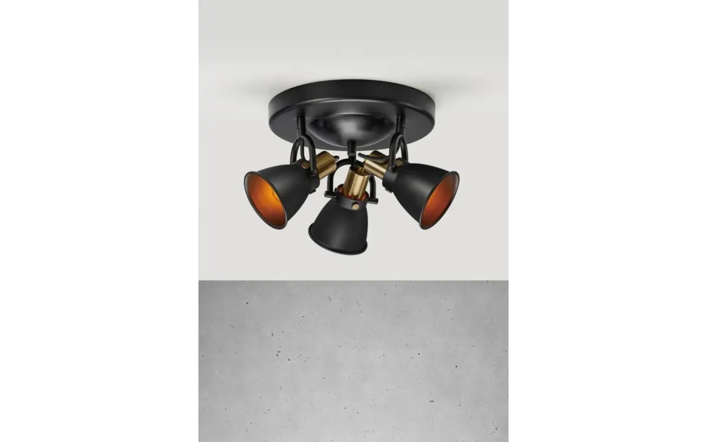 Alton Takspotlight 31cm Svart