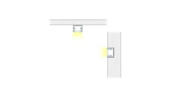 Aluminiumprofil till 12V LEDlist, utvändig