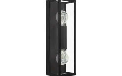 Amezola 2L Vägglampa Svart IP44