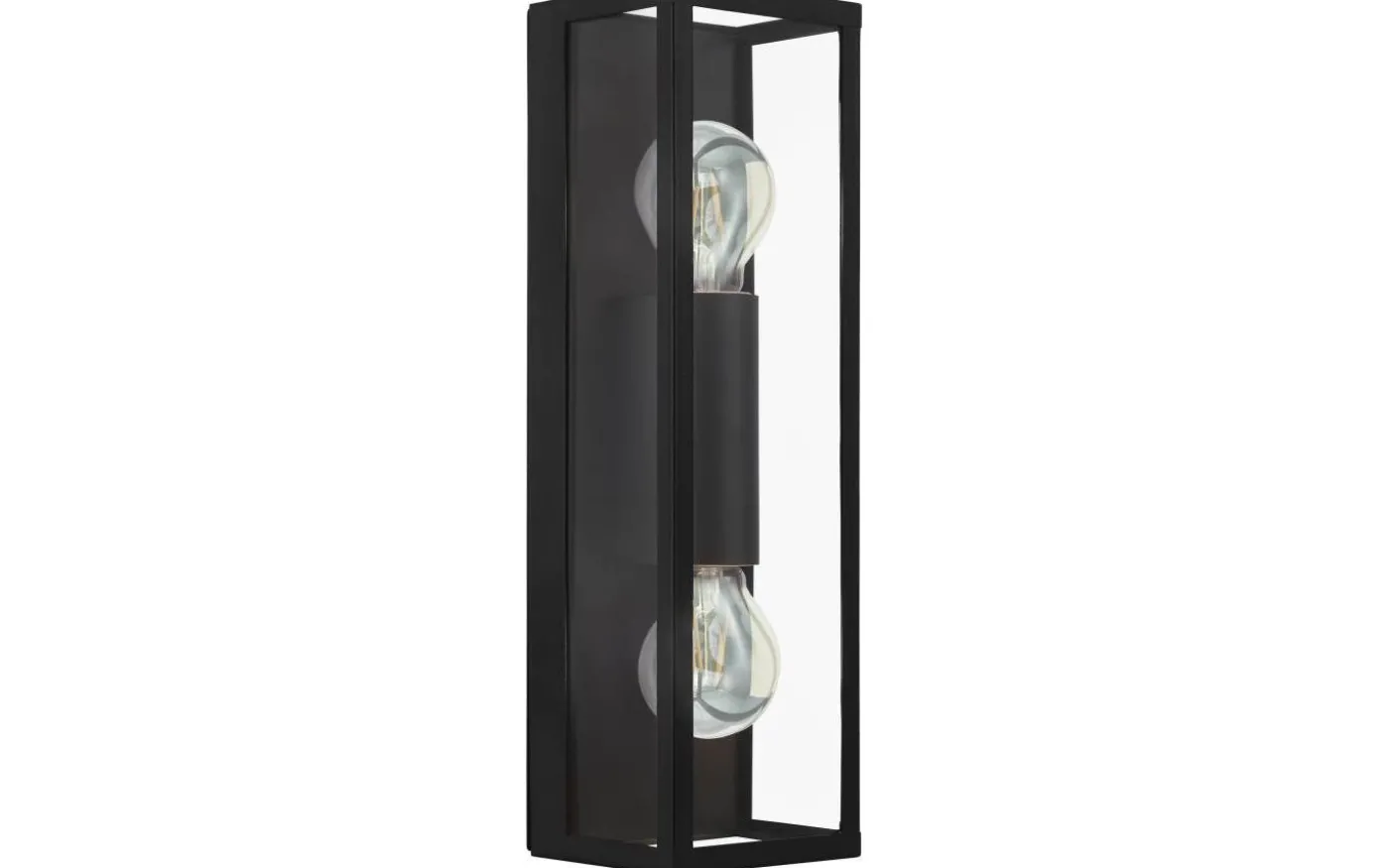 Amezola 2L Vägglampa Svart IP44