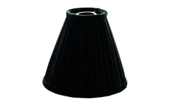 Anastacia Plisserad Takskärm Ø45cm Svart