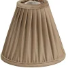 Anastacia Plisserad Takskärm Ø45cm Sand