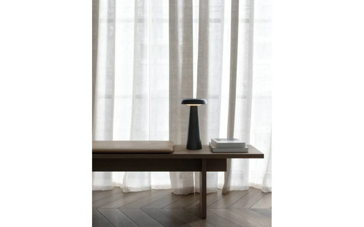 Arcello Uppladdningsbar Bordslampa 25cm Antracit IP54