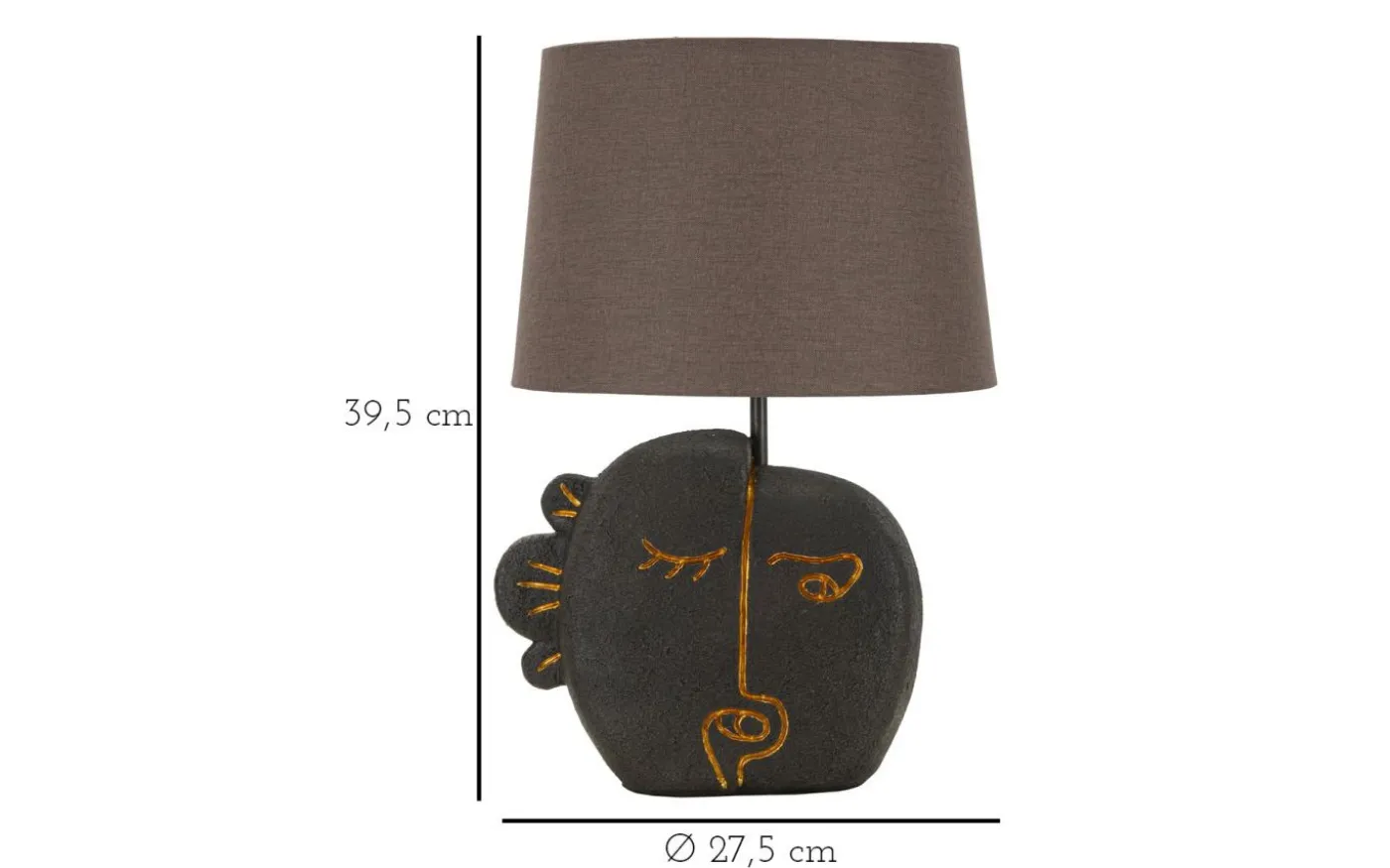 Arco Bordslampa 39,5cm Brun