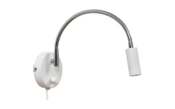 Arholma Vägglampa LED 3W 2700K Vit/Nickel