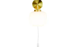 Arp Vägglampa Opal/Mässing