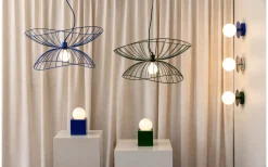 Art Deco Vägglampa/Plafond Grön/Vit IP44