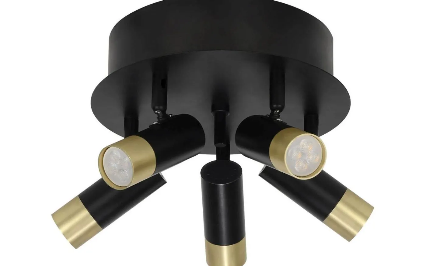 Artemis Takspotlight 27cm Svart/guld