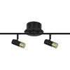 Artemis Takspotlight 85cm Svart/guld