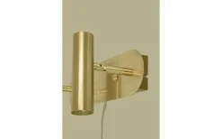 Artic Vägglampa Dubbel 30cm LED 2x6W 3000K Matt Mässing