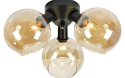 Artis Plafond 40cm Amber/Svart
