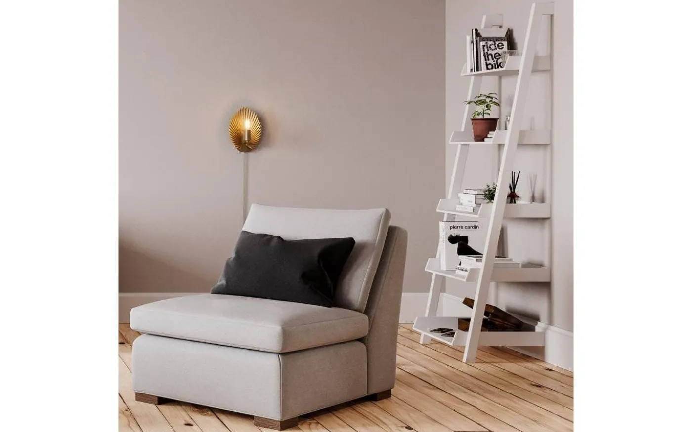 Aruba Vägglampa Guld