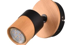 Aruni Spotlight GU10 trä/matt svart