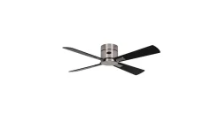 Astro 132cm Takfläkt Nickel Motor, Svarta/Ljusgrå Blad