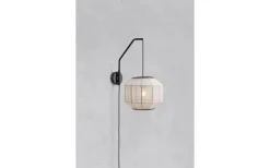 Asuka Vägglampa Beige/Svart