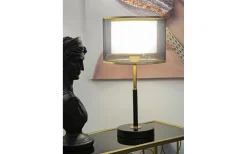 Azzurro Bordslampa 48cm Svart/Guld