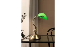 Bankers Bordslampa 42cm Grön
