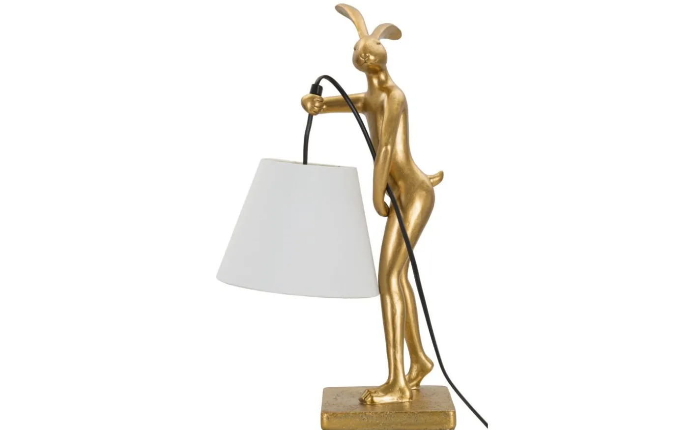 Barca Bordslampa Kanin 47cm Guld
