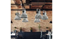 Barnstaple Taklampa 6L Grå