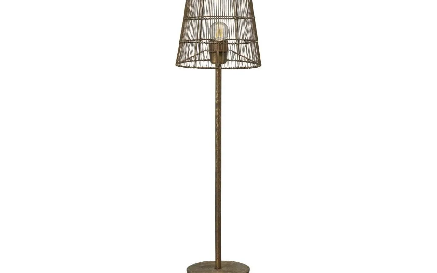 Base Lampfot 55cm Beaten gold