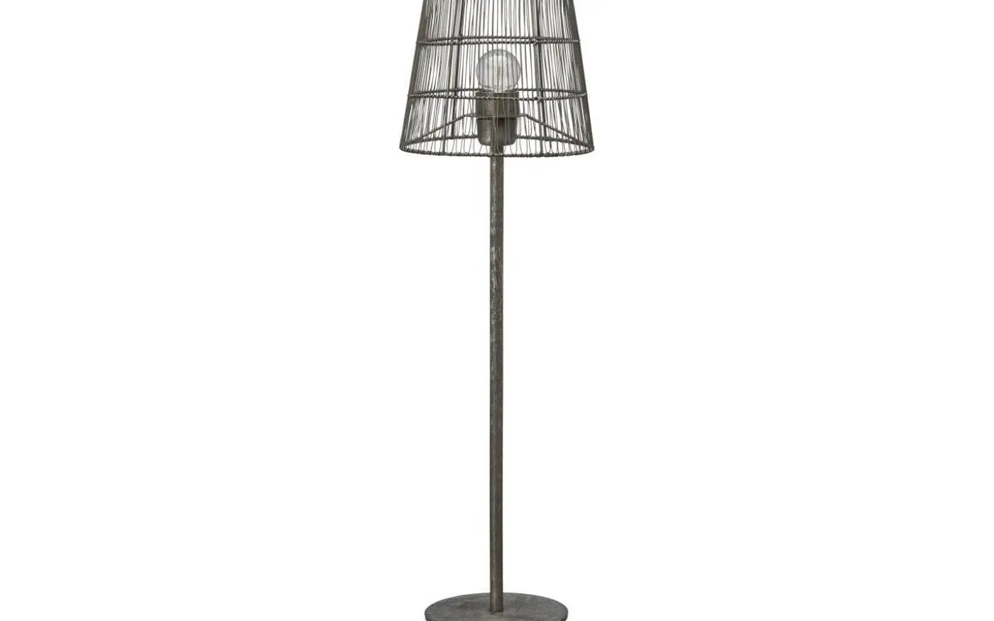 Base Lampfot 55cm Beaten silver